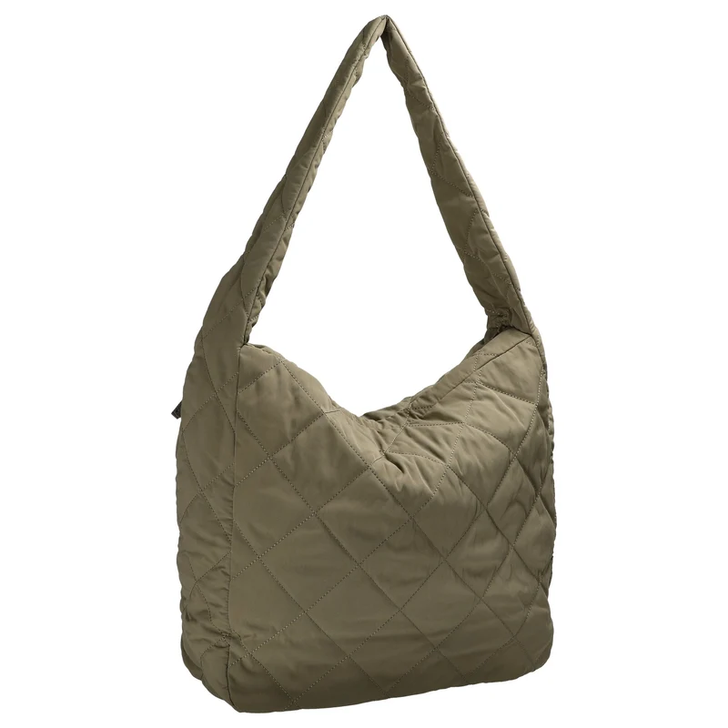 Seidenfelt Hetta Maxi Hobo - Bolso de hombro 42 cm (greige khaki)