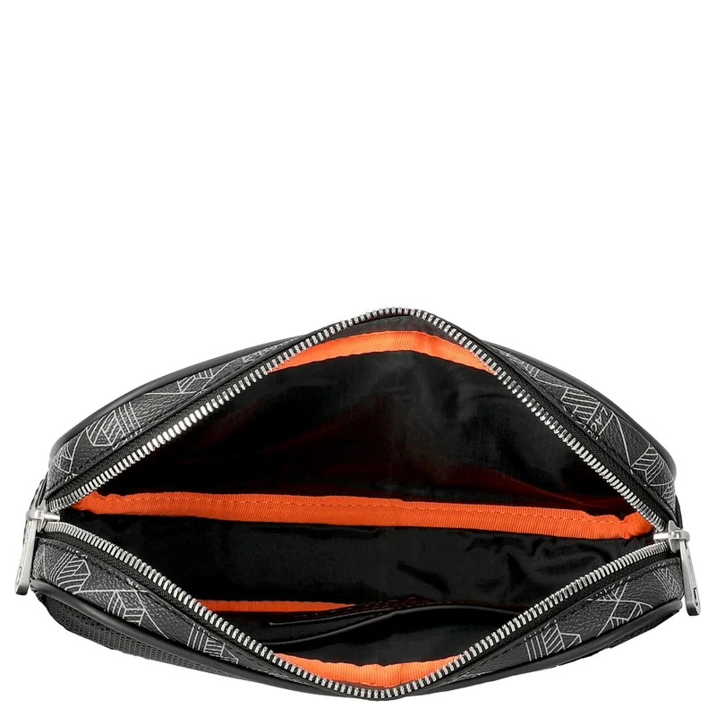 Lacoste The Blend - Riñonera 23 cm (monogram noir gris)