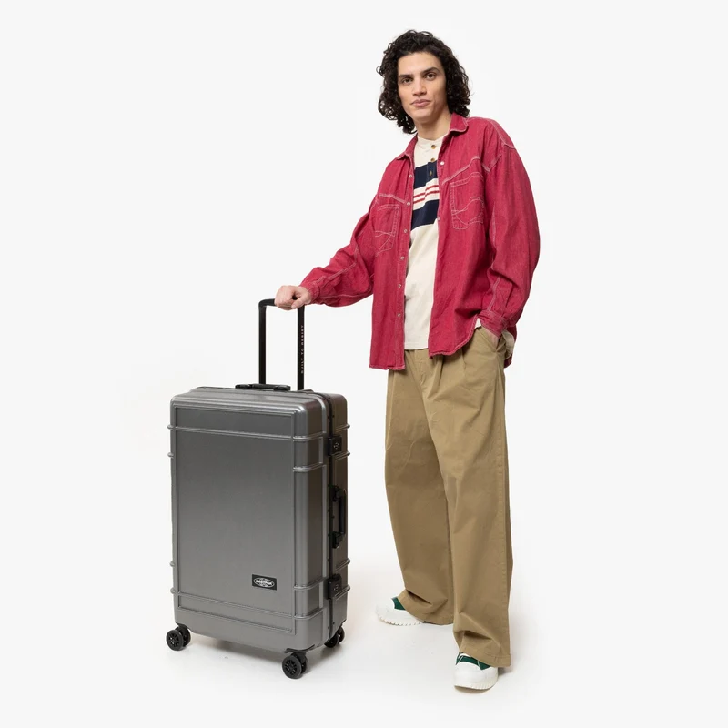 Eastpak selection Resist'r Case - Trolley de 4 ruedas L 78 cm (brushed metal)