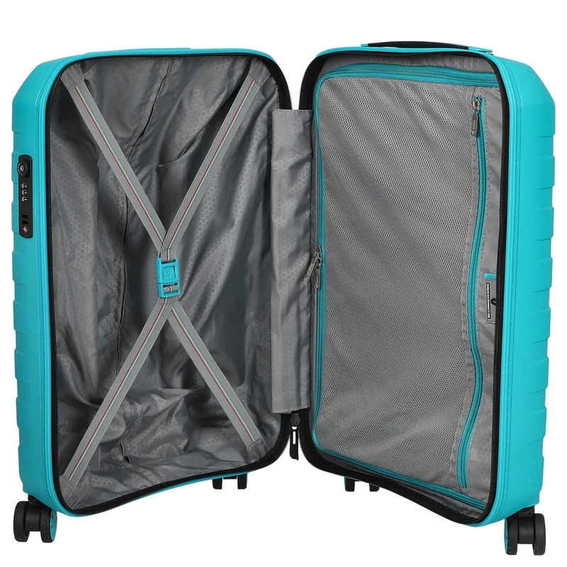 Roncato Box Sport 2.0 - Trolley de cabina con 4 ruedas S 55 cm (nero/smeraldo)