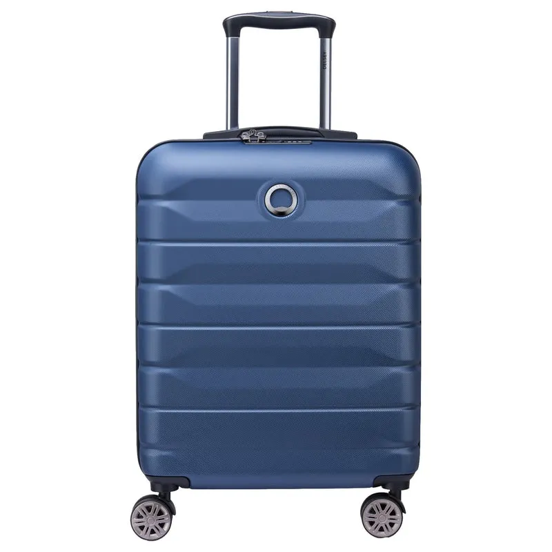 Delsey Paris Air Armour Slimline - Trolley de cabina con 4 ruedas S 55 cm (nachtblau)