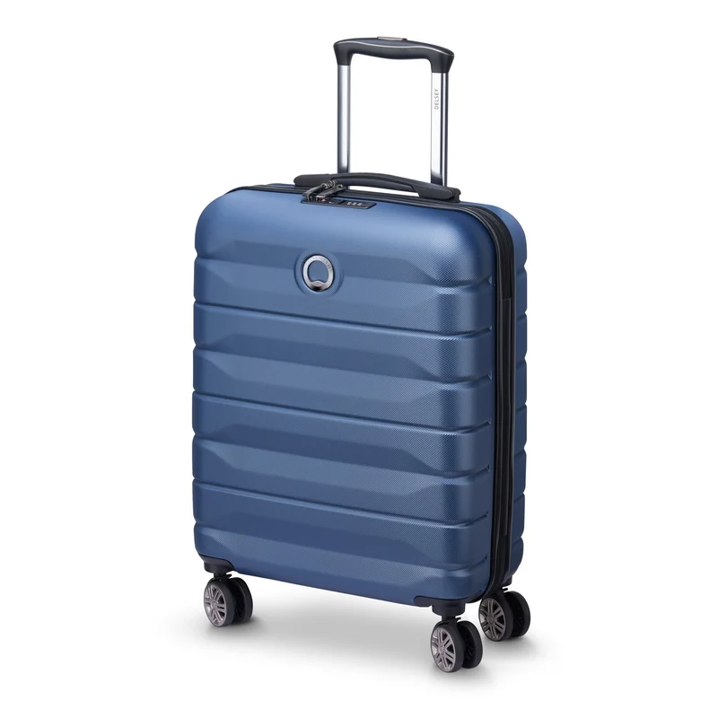 Delsey Paris Air Armour Slimline - Trolley de cabina con 4 ruedas S 55 cm (nachtblau)