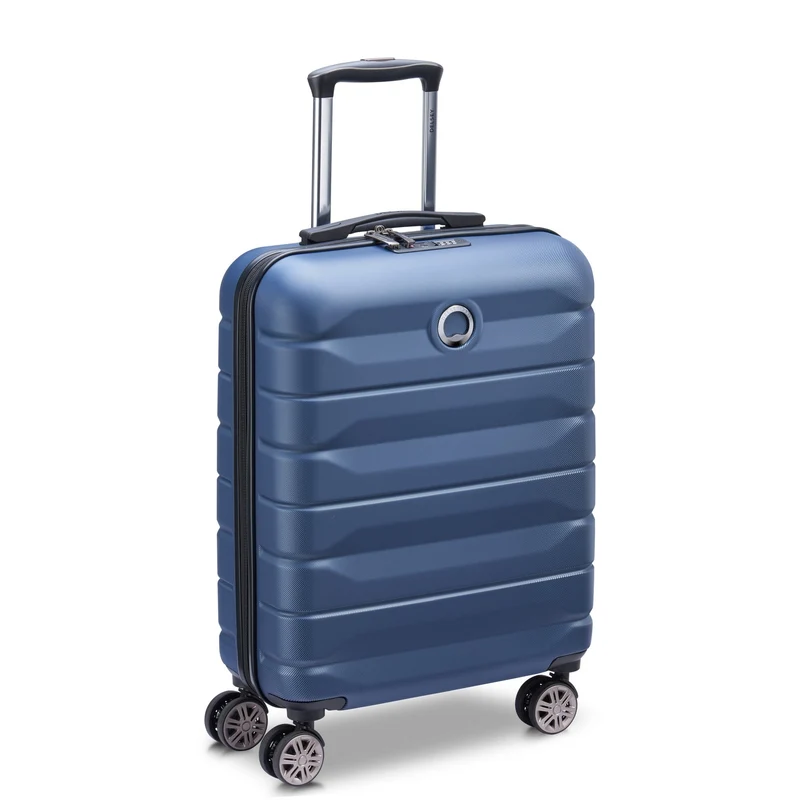 Delsey Paris Air Armour Slimline - Trolley de cabina con 4 ruedas S 55 cm (nachtblau)