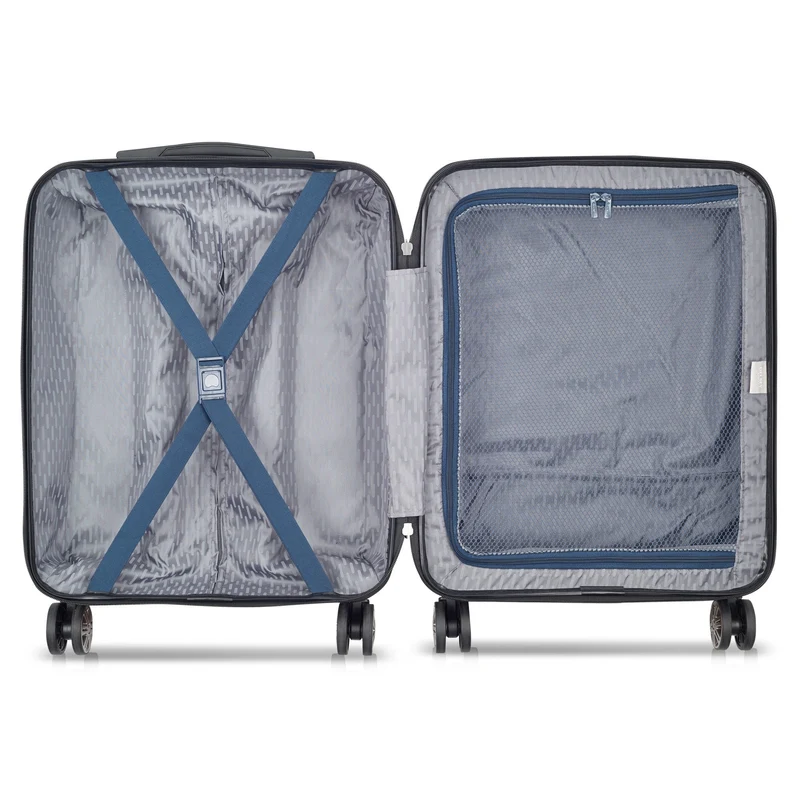 Delsey Paris Air Armour Slimline - Trolley de cabina con 4 ruedas S 55 cm (nachtblau)