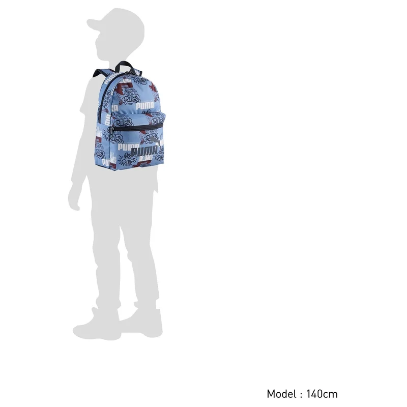 Puma Phase AOP - Mochila Small 37 cm (cool blue-mid 90ies aop)