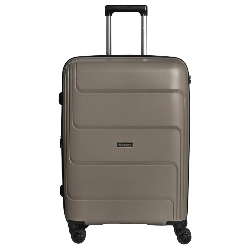 CHECK.IN St. Louis - Trolley de 4 ruedas 67 cm expandible (taupe)