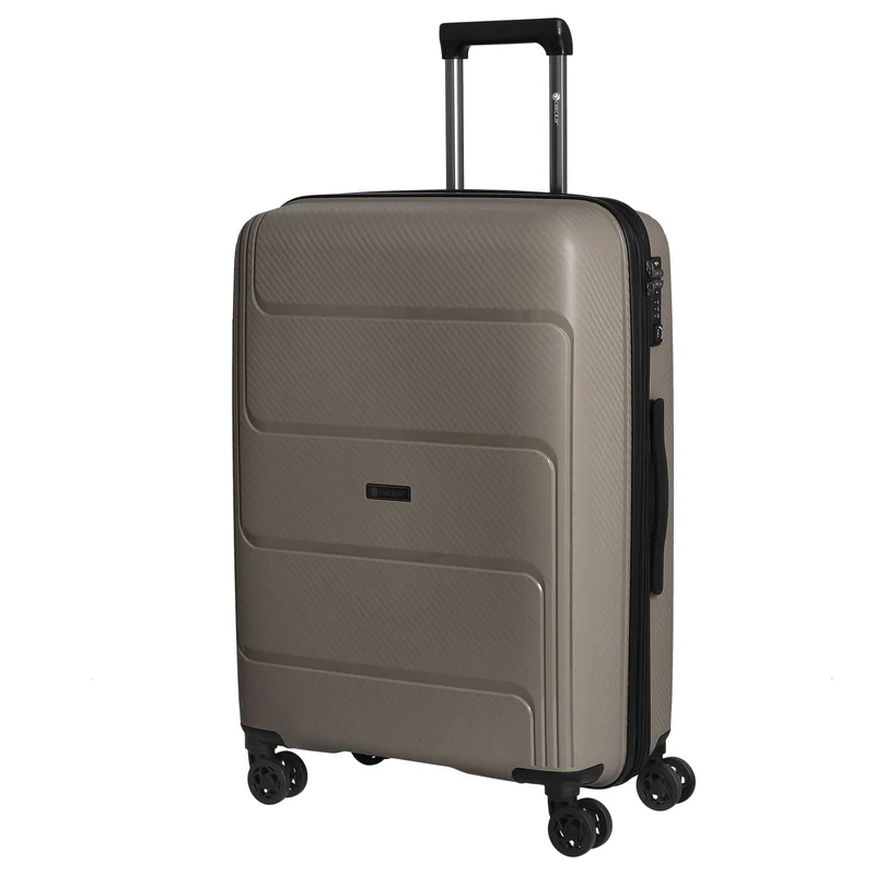 CHECK.IN St. Louis - Trolley de 4 ruedas 67 cm expandible (taupe)