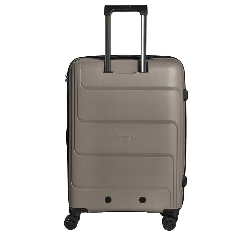 CHECK.IN St. Louis - Trolley de 4 ruedas 67 cm expandible (taupe)