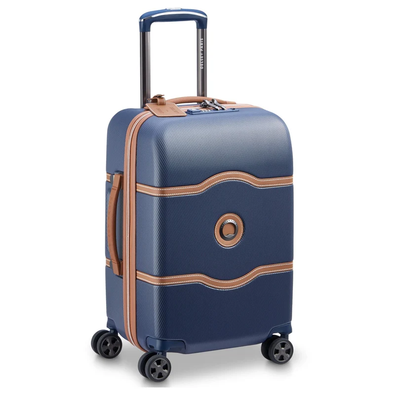 Delsey Paris Chatelet Air 2.0 - Trolley de cabina con 4 ruedas 55 cm (marineblau)