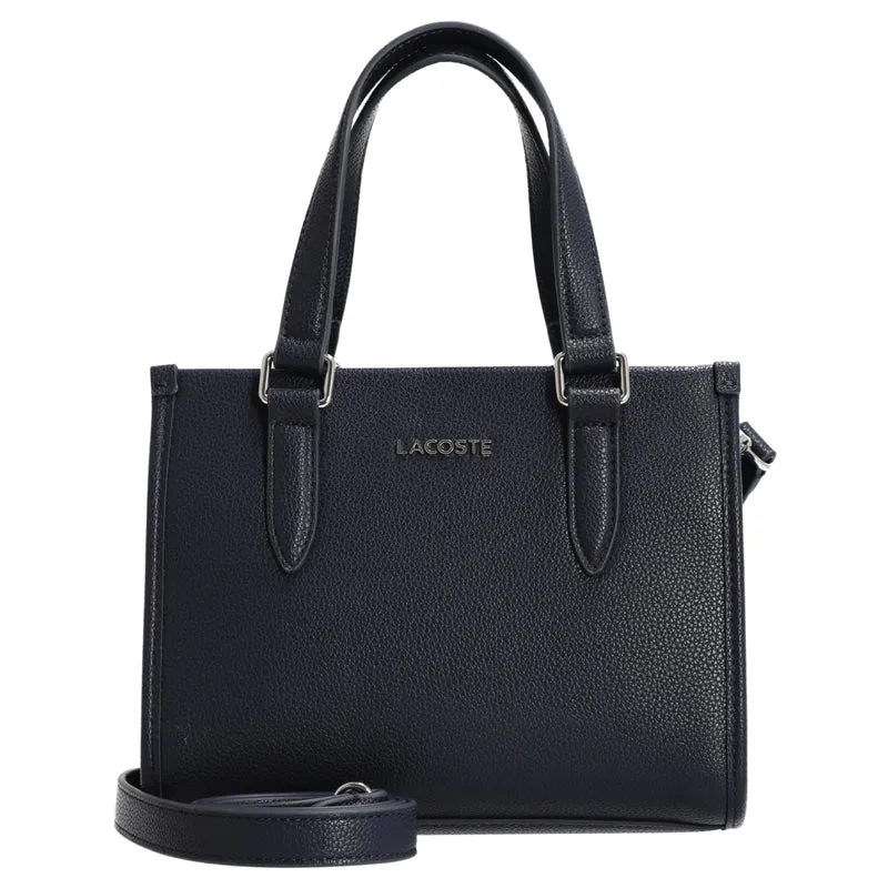 Lacoste Top Handle Bag - Bolso de mano 22 cm (marine)