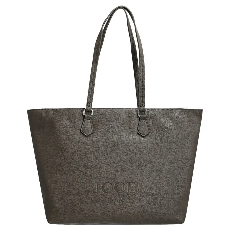 Joop Jeans Women Lettera 1.0 Lara - Bolso shopper 32 cm (grau)