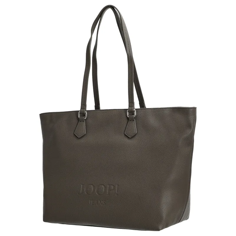 Joop Jeans Women Lettera 1.0 Lara - Bolso shopper 32 cm (grau)