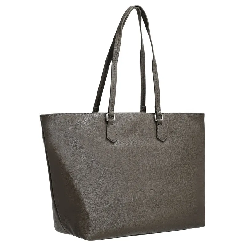 Joop Jeans Women Lettera 1.0 Lara - Bolso shopper 32 cm (grau)