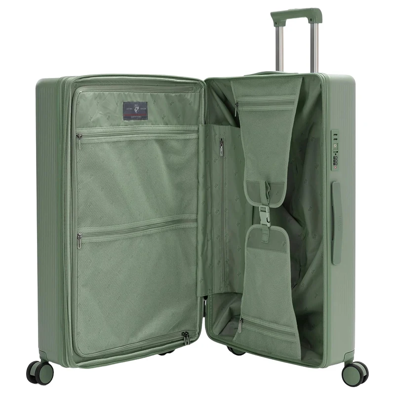 Heys Earth Tones - Trolley de 4 ruedas L 76 cm expandible (moss)