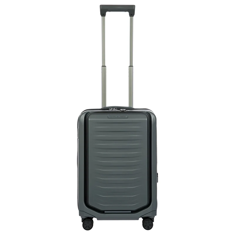 Porsche Design Roadster Hardcase - Trolley de cabina con 4 ruedas y bolsillo frontal S 55 cm (grey matt)