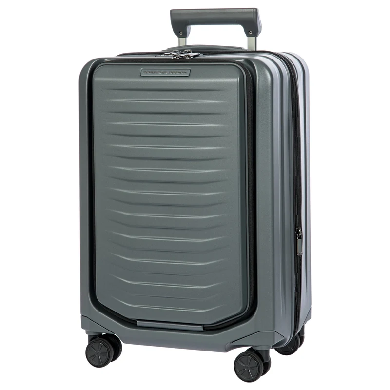 Porsche Design Roadster Hardcase - Trolley de cabina con 4 ruedas y bolsillo frontal S 55 cm (grey matt)