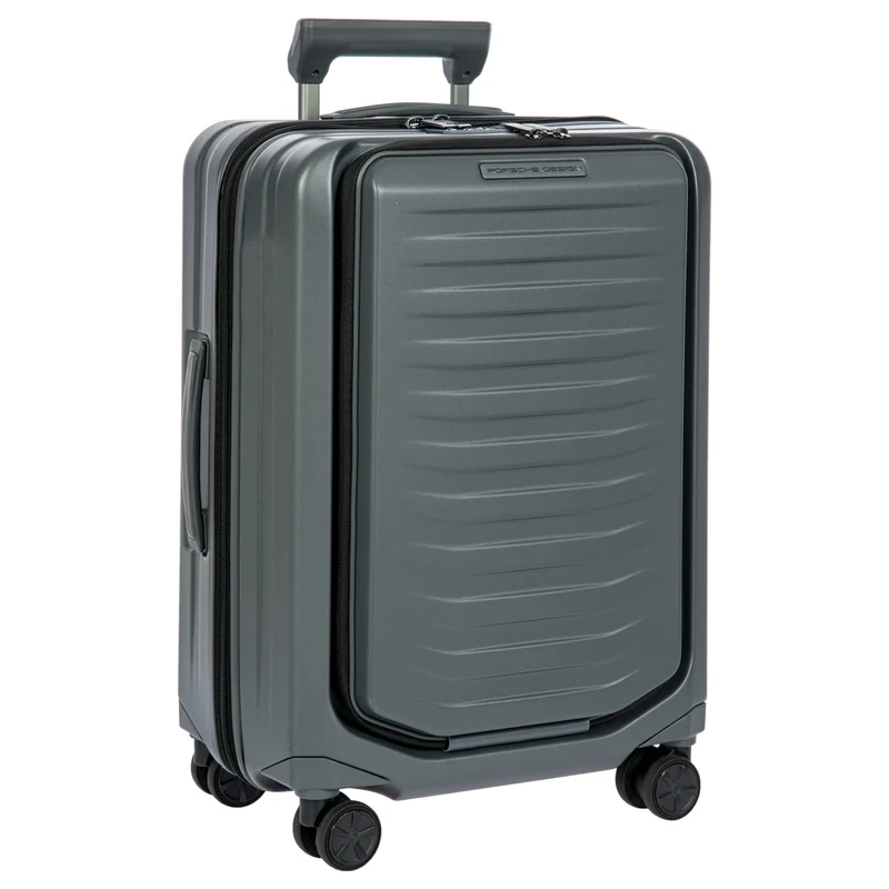 Porsche Design Roadster Hardcase - Trolley de cabina con 4 ruedas y bolsillo frontal S 55 cm (grey matt)