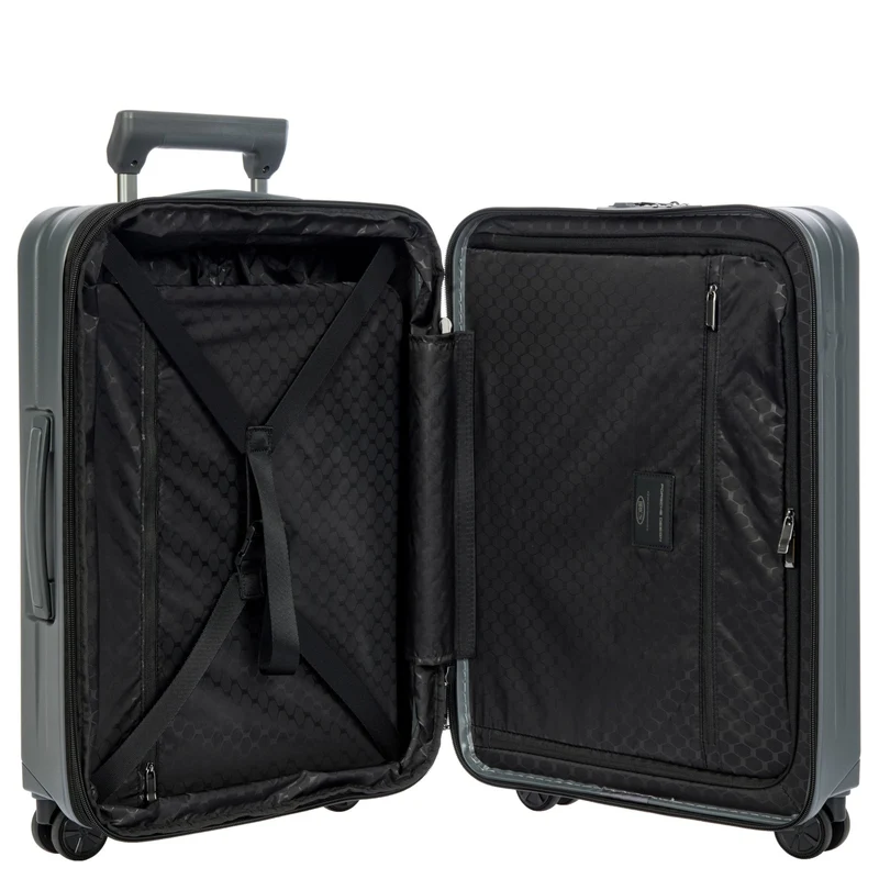 Porsche Design Roadster Hardcase - Trolley de cabina con 4 ruedas y bolsillo frontal S 55 cm (grey matt)