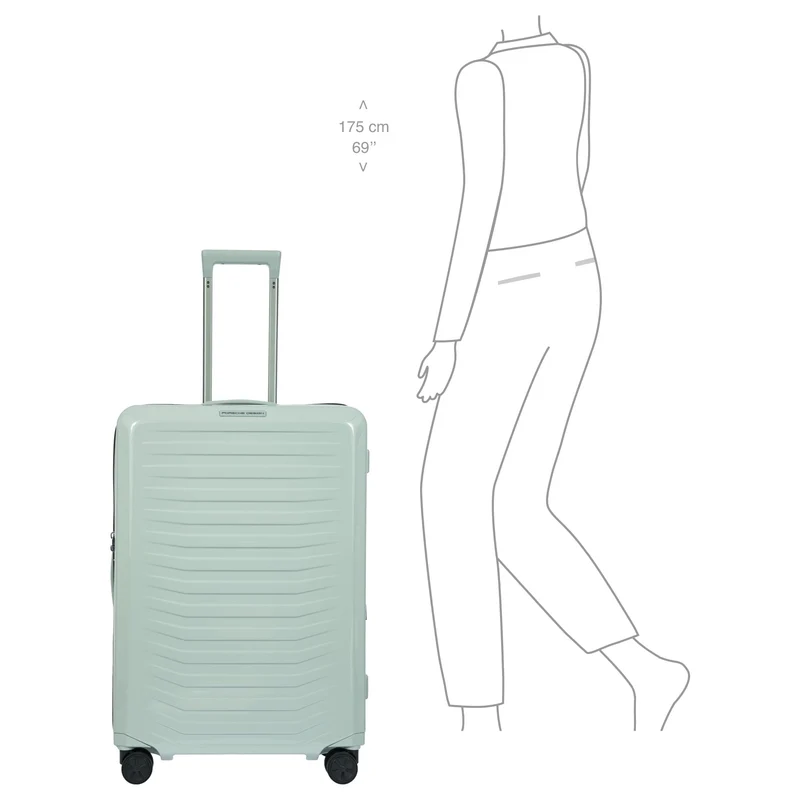 Porsche Design Roadster Hardcase - Trolley de 4 ruedas L 75 cm expandible (chalk shiny)