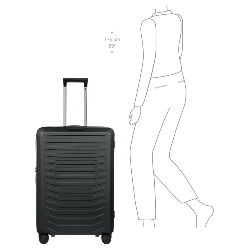 Porsche Design Roadster Hardcase - Trolley de 4 ruedas L 75 cm expandible (black matt)