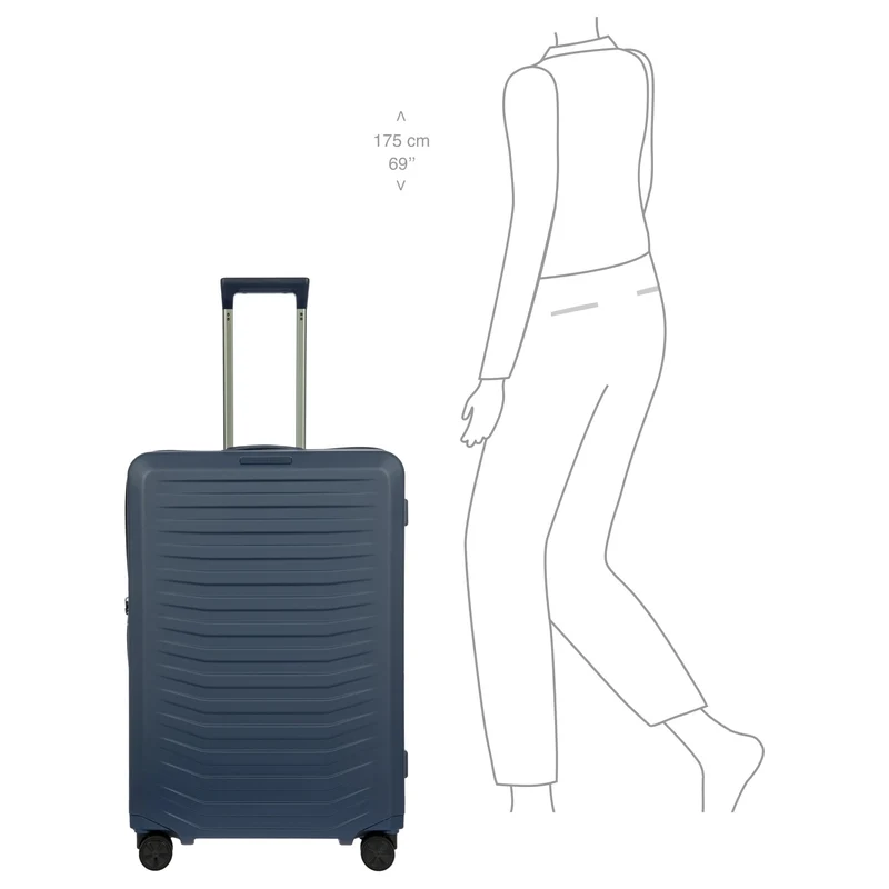 Porsche Design Roadster Hardcase - Trolley de 4 ruedas L 75 cm expandible (dark blue matt)