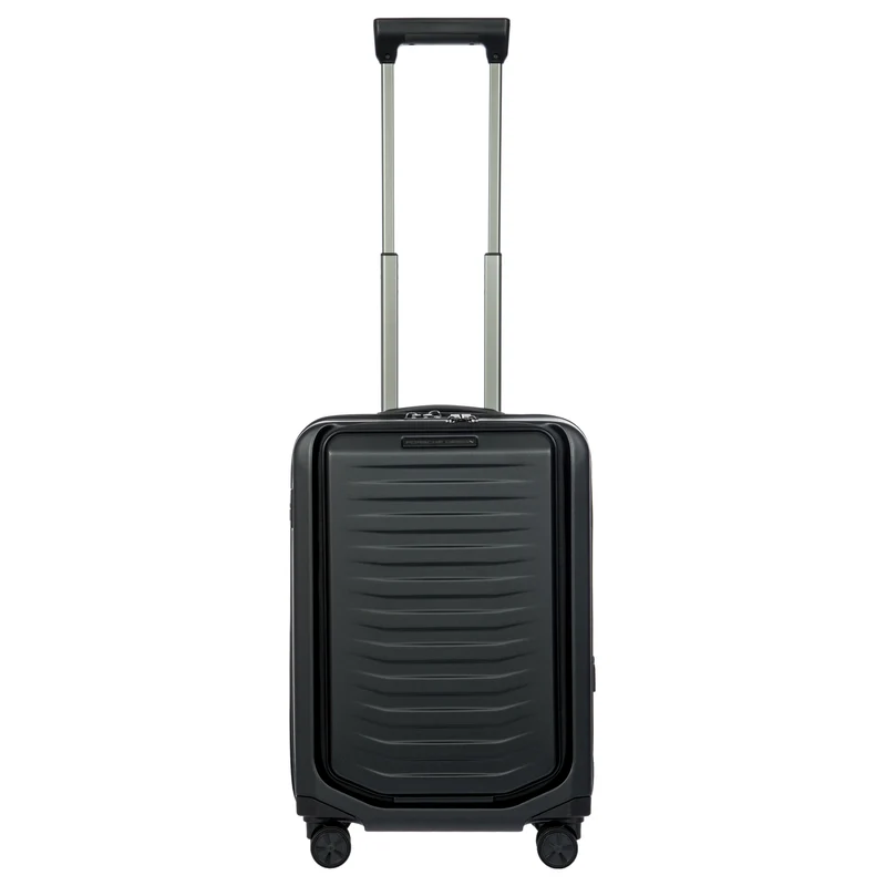 Porsche Design Roadster Hardcase - Trolley de cabina con 4 ruedas y bolsillo delantero S 55 cm (black matt)