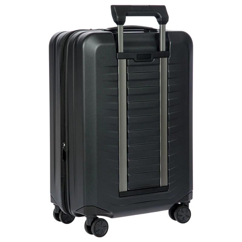 Porsche Design Roadster Hardcase - Trolley de cabina con 4 ruedas y bolsillo delantero S 55 cm (black matt)