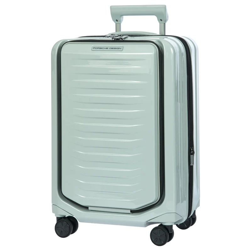 Porsche Design Roadster Hardcase - Trolley de cabina con 4 ruedas y bolsillo frontal S 55 cm (chalk shiny)