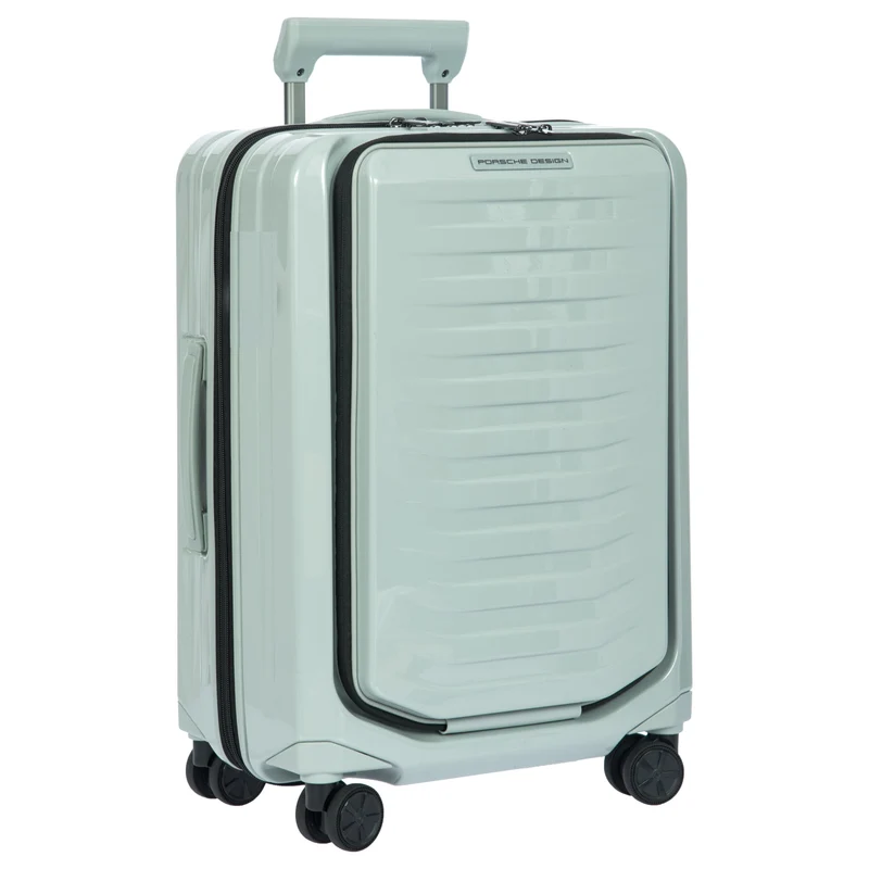 Porsche Design Roadster Hardcase - Trolley de cabina con 4 ruedas y bolsillo frontal S 55 cm (chalk shiny)