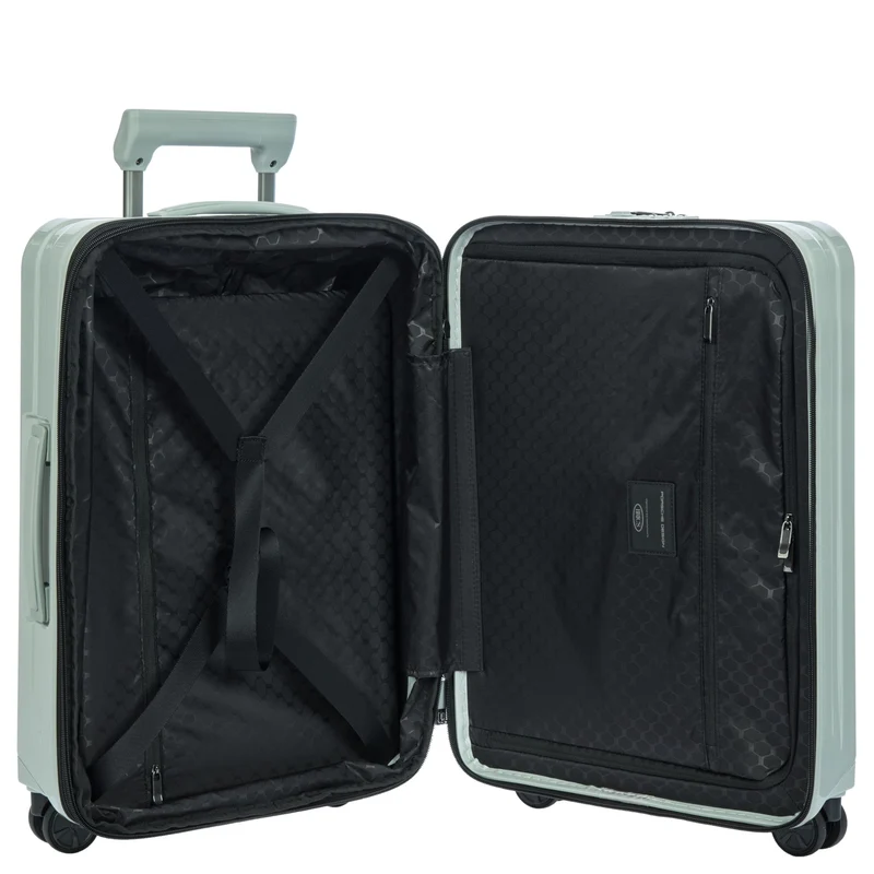 Porsche Design Roadster Hardcase - Trolley de cabina con 4 ruedas y bolsillo frontal S 55 cm (chalk shiny)