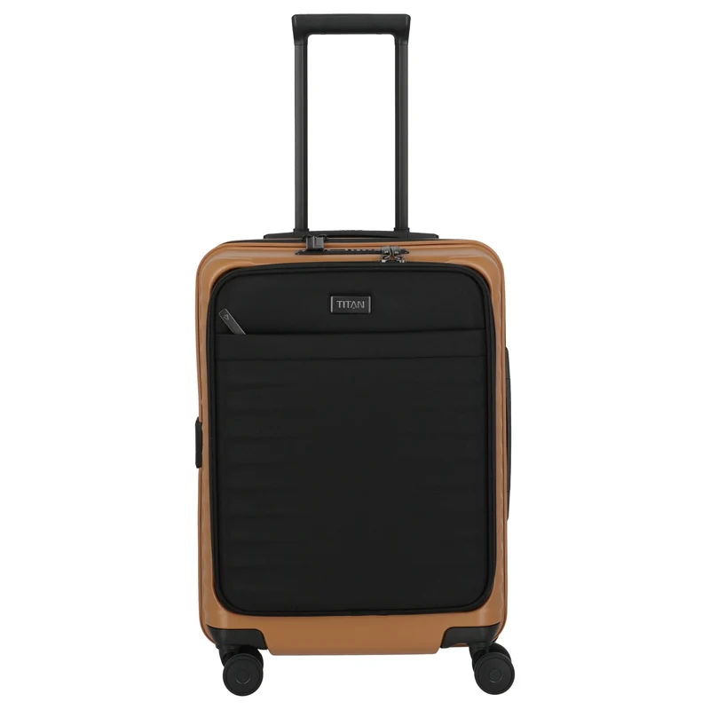 TITAN UPGRADE - Trolley de cabina con 4 ruedas S 55/23 cm mit Vortasche (canyon bronze)