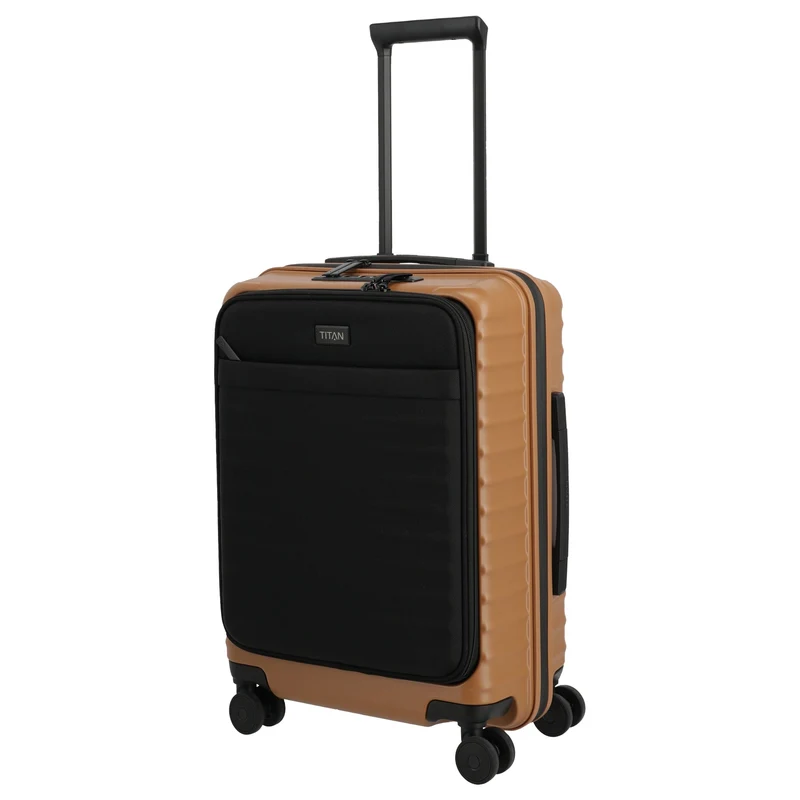 TITAN UPGRADE - Trolley de cabina con 4 ruedas S 55/23 cm mit Vortasche (canyon bronze)
