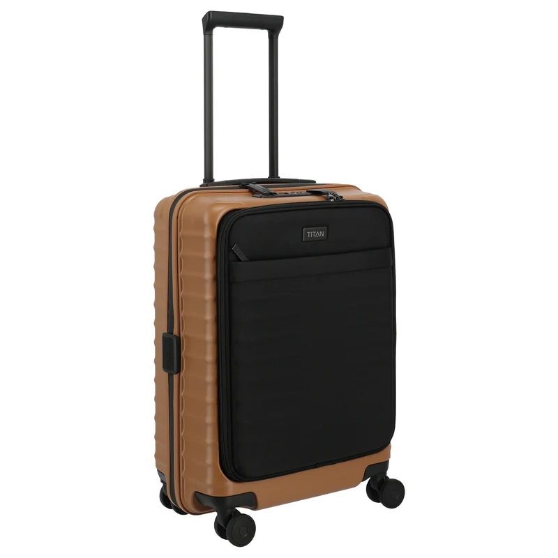 TITAN UPGRADE - Trolley de cabina con 4 ruedas S 55/23 cm mit Vortasche (canyon bronze)
