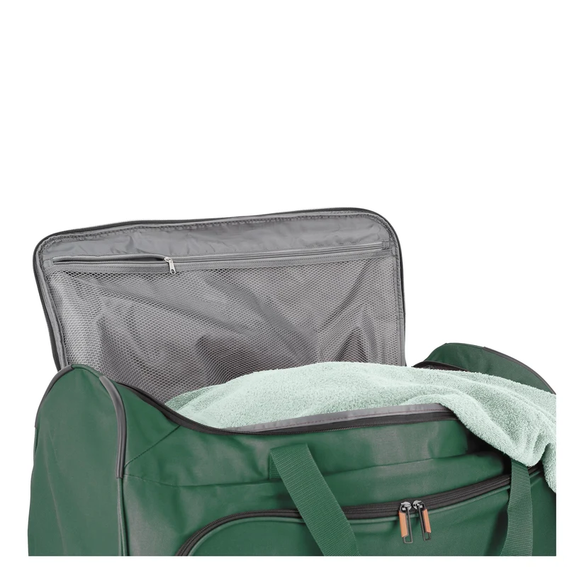 Travelite Basics Fresh - Bolsa de viaje con ruedas 89L 71 cm (dunkelgrün)