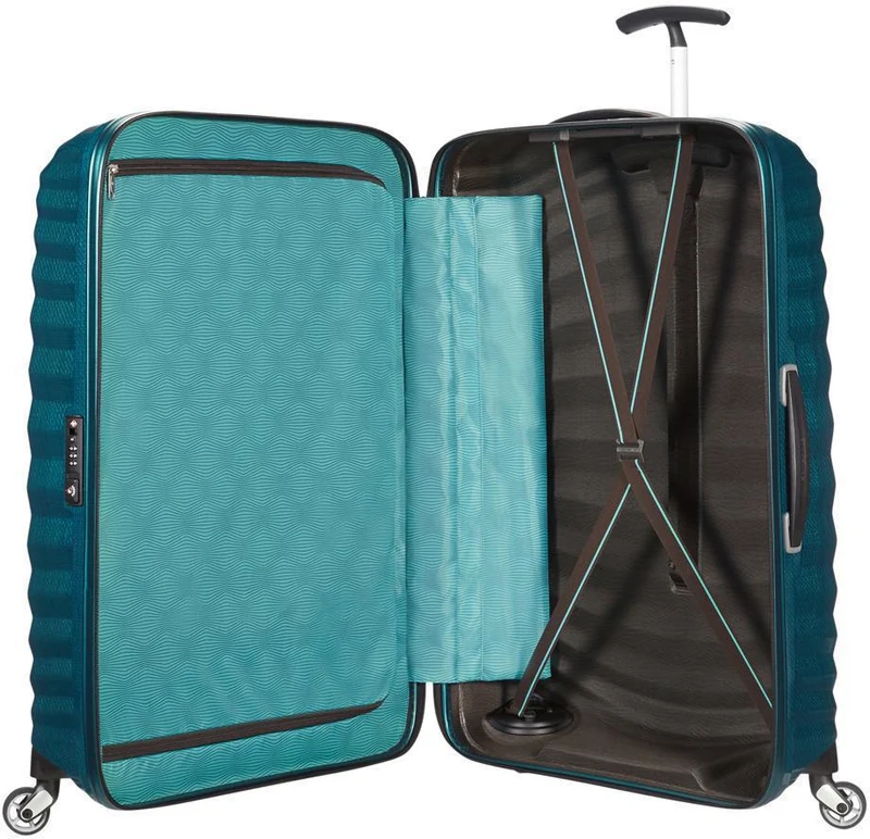 Samsonite Lite-Shock - Trolley de 4 ruedas L 75 cm (petrol blue)