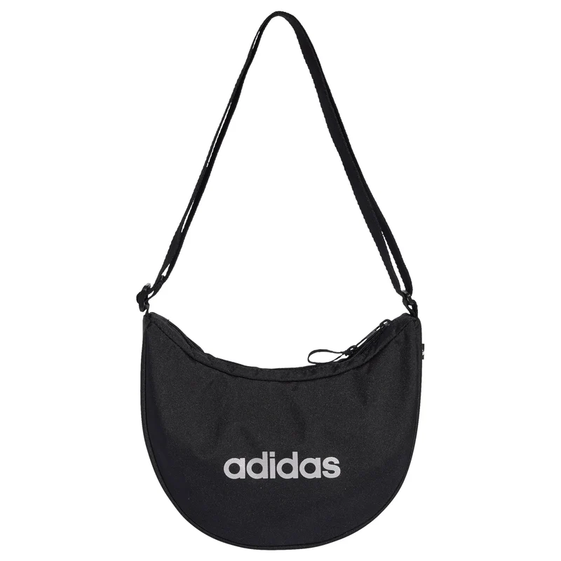 adidas Linear Essentials - Bolso bandolera 25 cm (black/silver metallic)