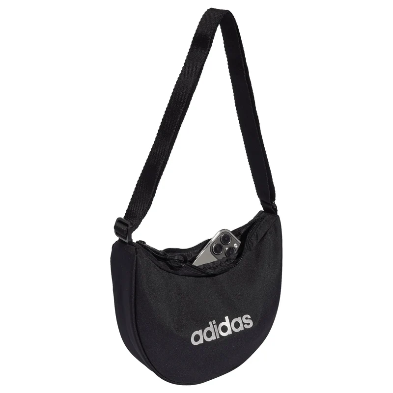 adidas Linear Essentials - Bolso bandolera 25 cm (black/silver metallic)