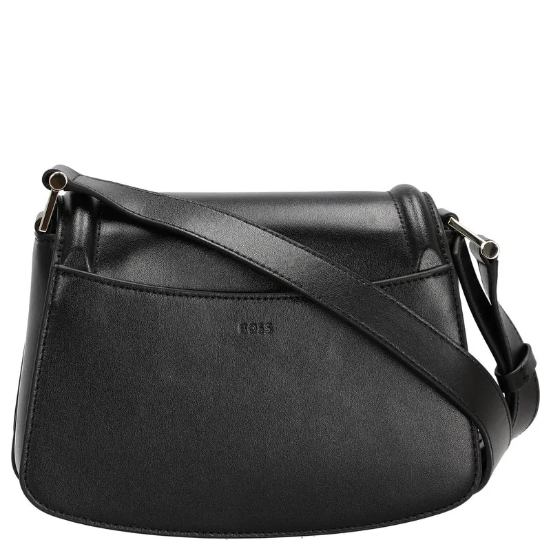 BOSS Women's Ariell Saddle N. - Bolso bandolera 22.5 cm (black)