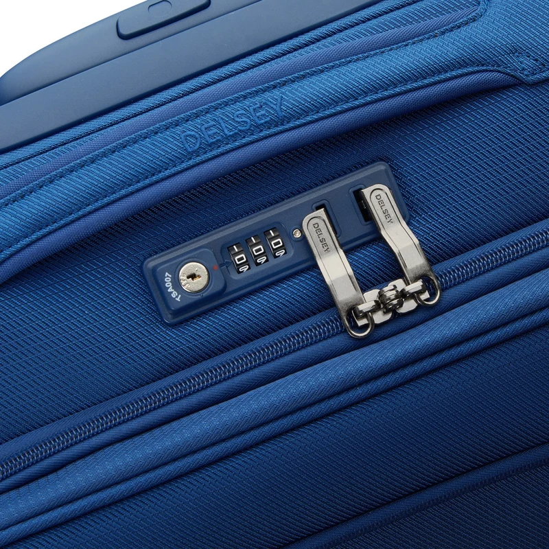 Delsey Paris Montmartre Air 2.0 - Trolley de cabina Slim Line S 55 cm (Farbe: blau)