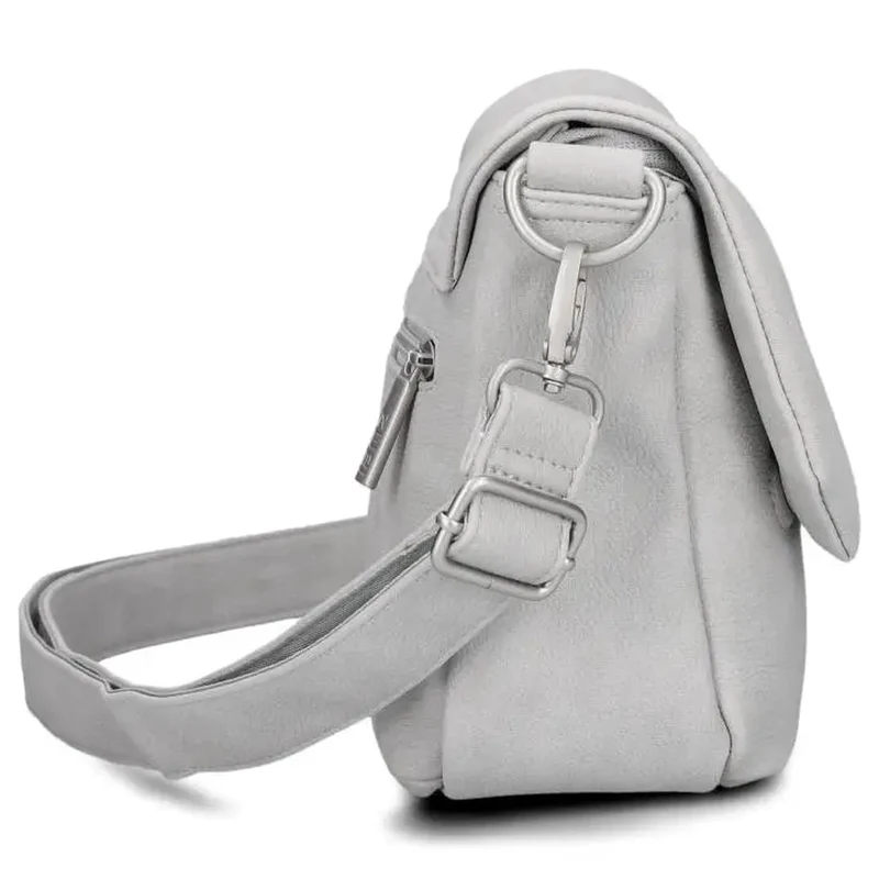 zwei Mademoiselle M60 - Bolso bandolera 33 cm (nubuk-ice)