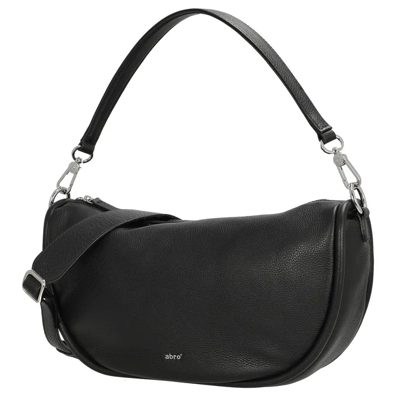 abro Willow Dalia - Bolso saco 36 cm (black/nickel)