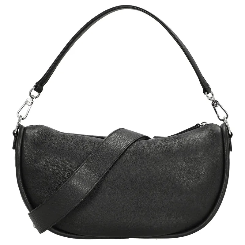 abro Willow Dalia - Bolso saco 36 cm (black/nickel)