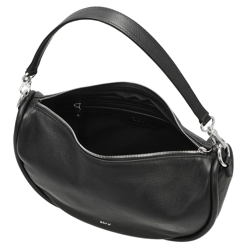 abro Willow Dalia - Bolso saco 36 cm (black/nickel)