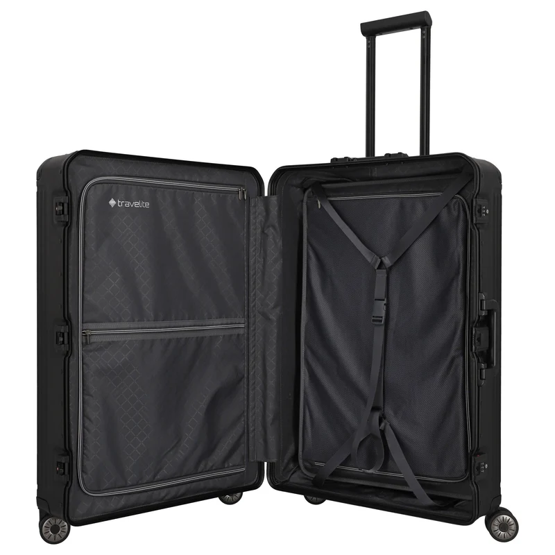Travelite Next - Trolley de 4 ruedas L 77 cm (black)