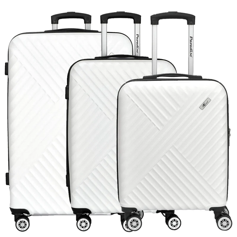 Paradise by CHECK.IN Kingston - Set de trolley con 4 ruedas 3 piezas (weiÃŸ)