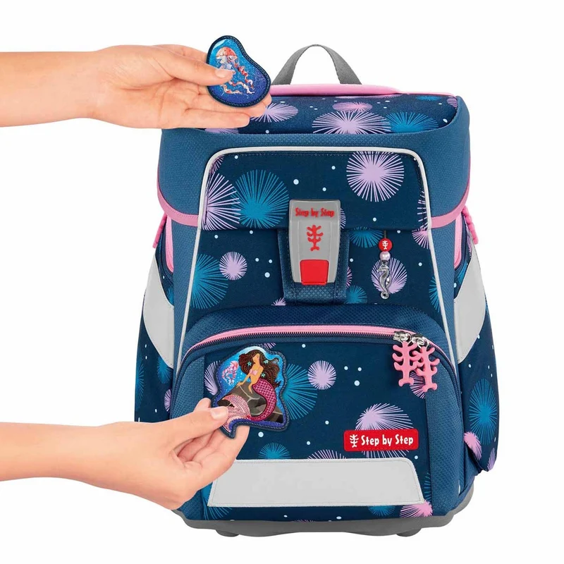 Step by Step Space - Set de mochila escolar 5 piezas (Mermaid Delia)