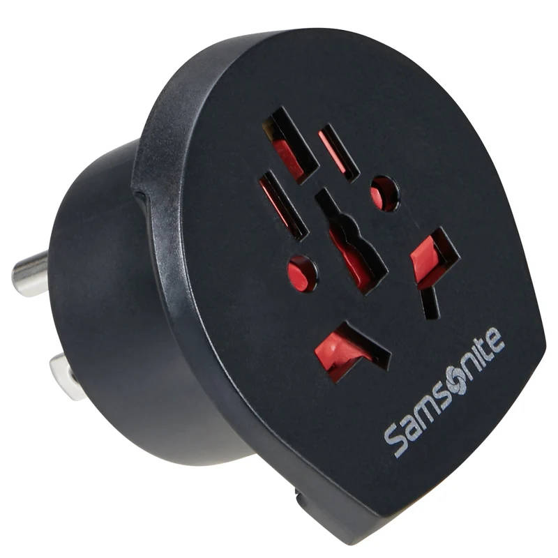 Samsonite World to USA Adaptor - Adaptador de viaje (black)