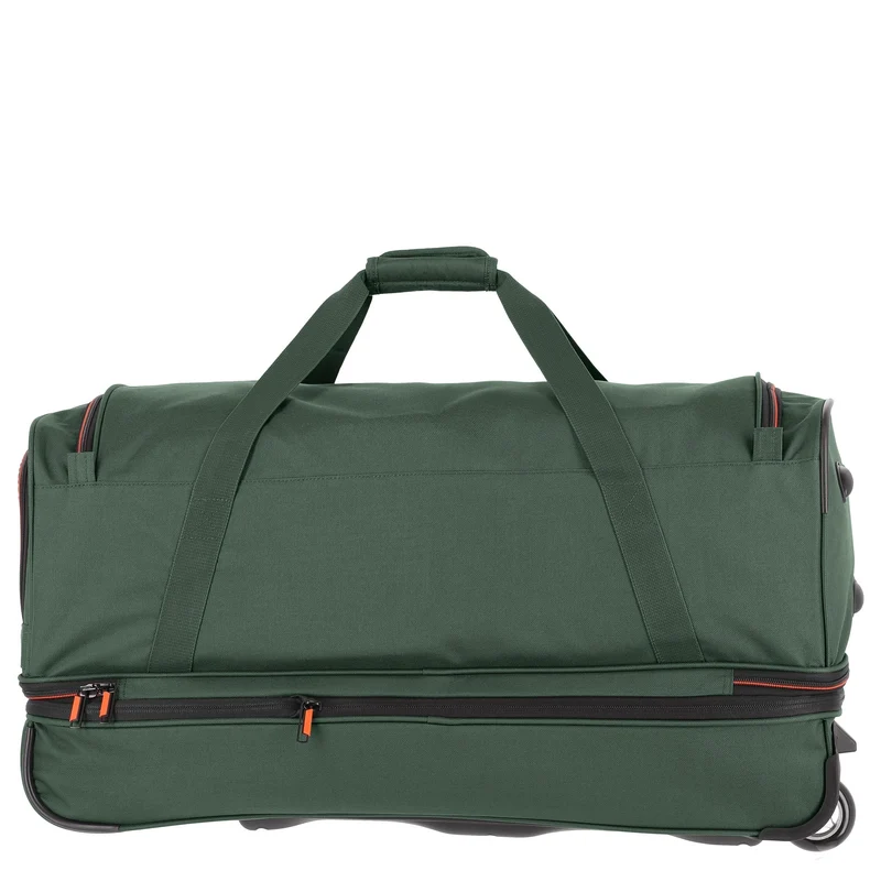 Travelite Basics - Bolsa de viaje con ruedas 98/119L 70 cm expandible (dunkelgrün)