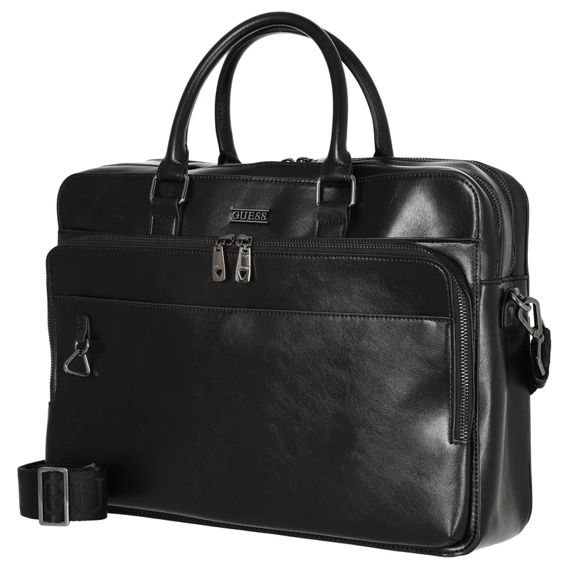 Guess Boston - Bolsa para portátil 38 cm (black)