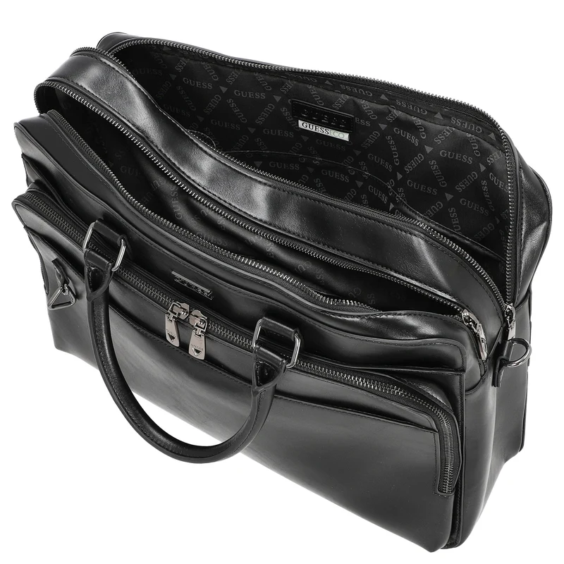 Guess Boston - Bolsa para portátil 38 cm (black)